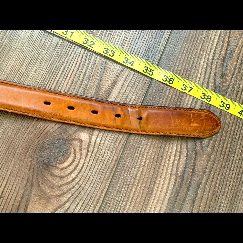 Justin Boots Brown Leather Belt for Men - Picture 5 of 14